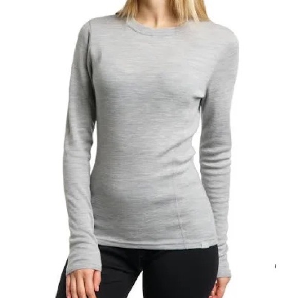 Medalist wool lined long sleeve base layer shirt size xl kids or small adult - Picture 7 of 7